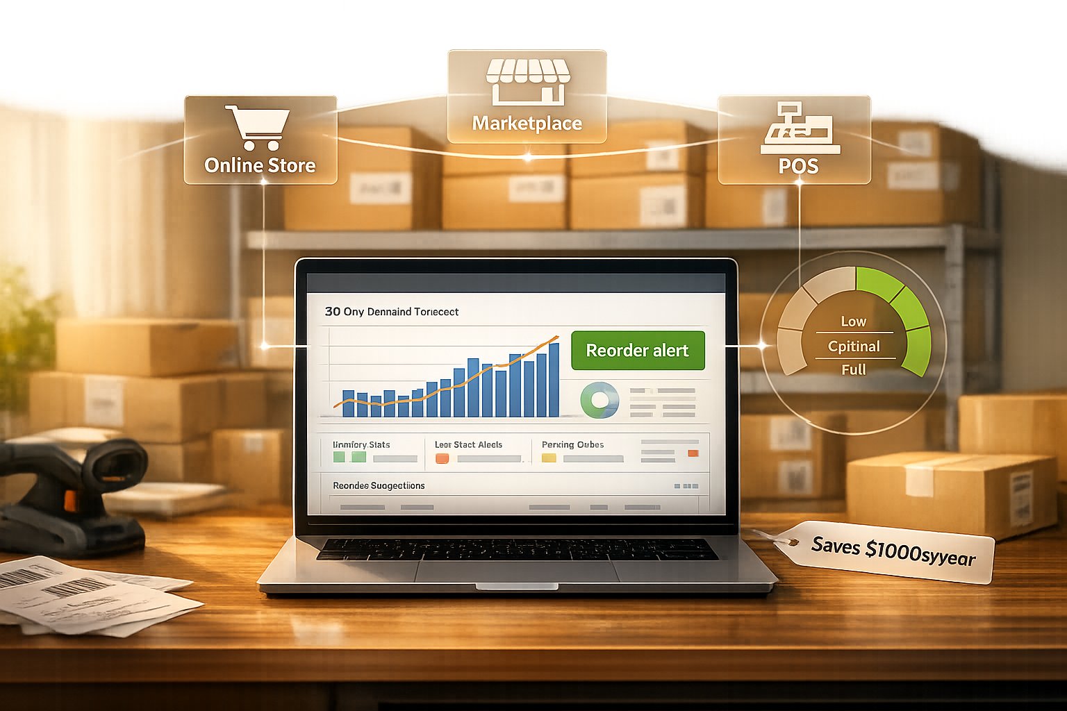 How Automation Helps Small Businesses Prevent Stockouts (& Save $1000s/Year)