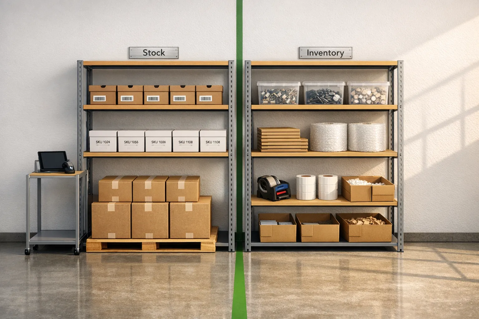 Stock vs Inventory: What's the Difference? [2026 Guide]