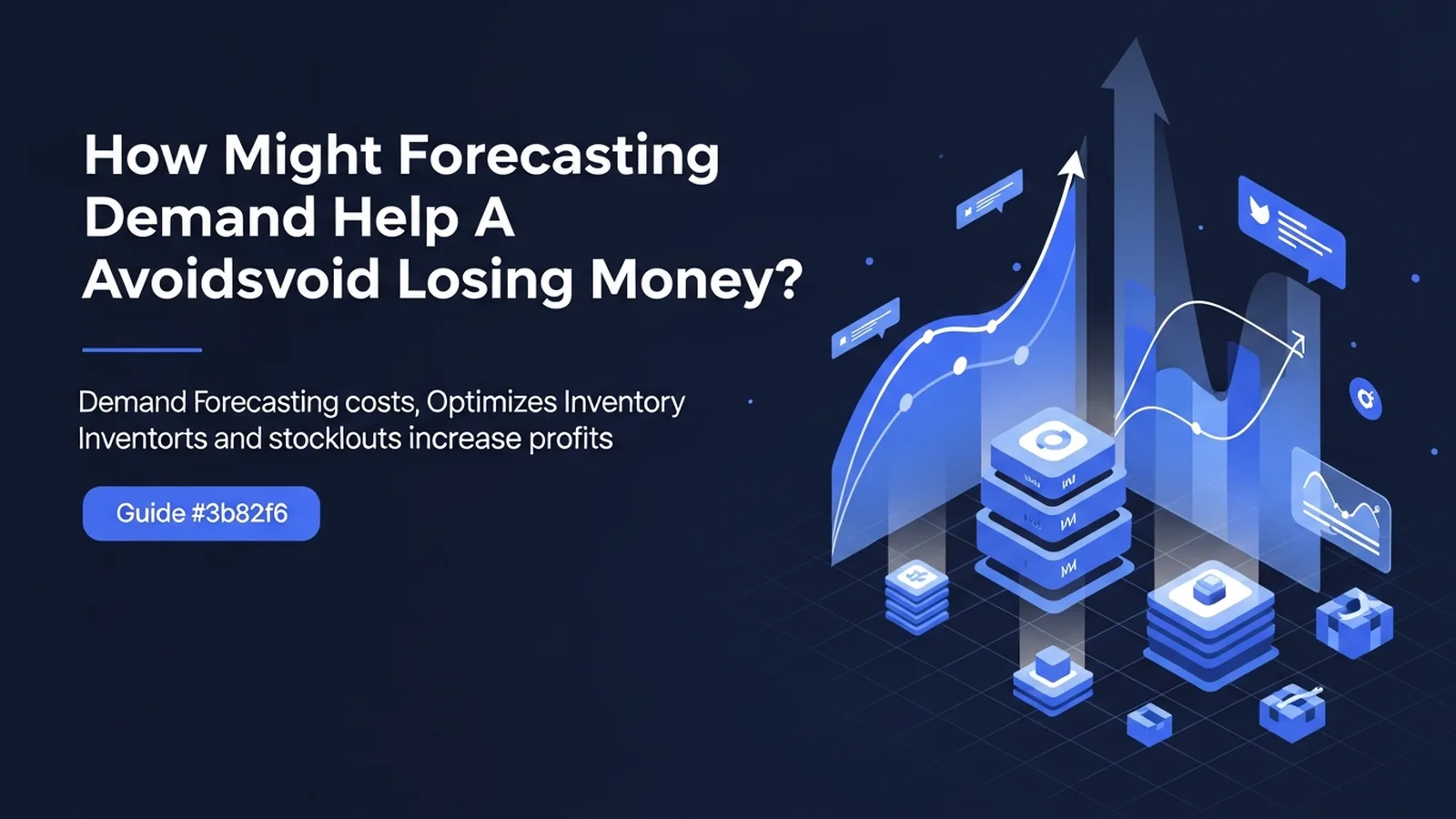 Business professional analyzing upward trending demand forecast graphs on a digital screen with electric blue data visualizations